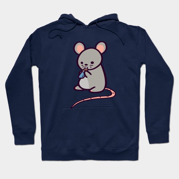 Cute Rat Candy Bar Hoodie by ThumboArtBumbo